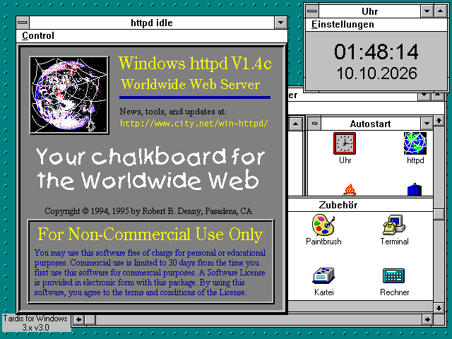 Screenshot from Windows 3.11